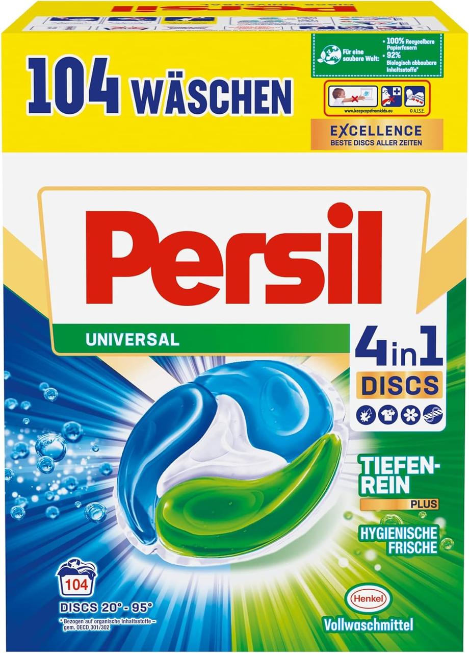 Капсули для прання універсальної білизни Persil 4 в 1 Universal 104 шт, фото 1