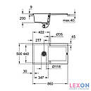 Кухонна мийка Grohe K500 31644AP0, фото 3