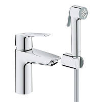 Смеситель для раковины с гигиеническим душем Grohe QuickFix Start 23123003