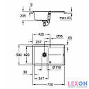 Кухонна мийка Grohe K400 31639AP0, фото 3