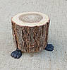 Декоративний пеньок на ніжках з натурального дерева, ручна робота, фото 9