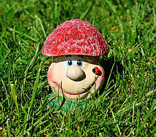 Садова фігура Грибочок веселий малий