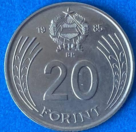 Монета Угорщини 20 форинтів 1982-89 рр., фото 1