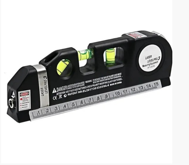 Лазерний рівень із вбудованою рулеткою LASER LEVEL PRO 3