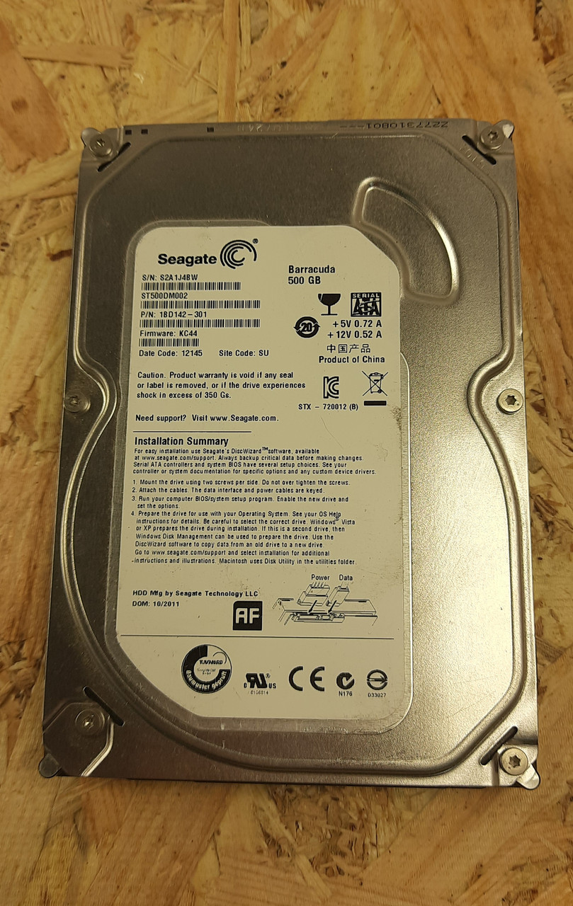 Жорсткий диск Seagate Desktop HDD 500GB б/в (unidial)