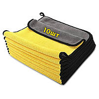 М який рушник з мікрофібри для мийки автомобіля 30х 30 см UFT Towel 10 шт (UFTtowel10)