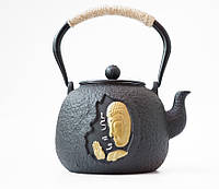 Чайник чавунний Тецубін із ситом Благословення Будди 1200мл.
