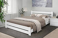 Ліжко односпальне дерев'яне Глорія 90-200 см (біле)
