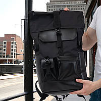 Рюкзак Rolltop мужской женский для путешествий и ноутбука, Ролтоп большой FX-135 для города.