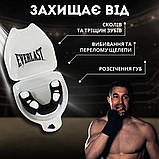 Капа для боксу боксерська для зубів Everlast Evergel Одностороння Білий (Evergel), фото 3