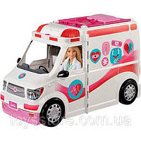 Автомобиль кемпер Барби Машина скорой помощи Mattel Barbie FRM19