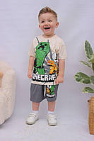 Детский костюм на мальчика Minecraft производство Турция. Опт и розница детская летняя одежда.