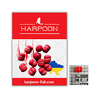 МІНІ-Бойл з резинкою HARPOON Pop UP 9*8мм 12шт Кріль Рожевий