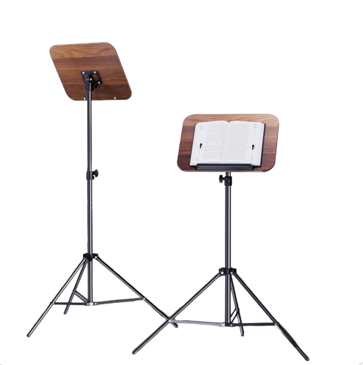 Пюпітр із дерев'яним блоком для нот, книг, ноутбука, проєктора тощо.
