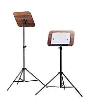 Пюпітр із дерев'яним блоком для нот, книг, ноутбука, проєктора тощо.