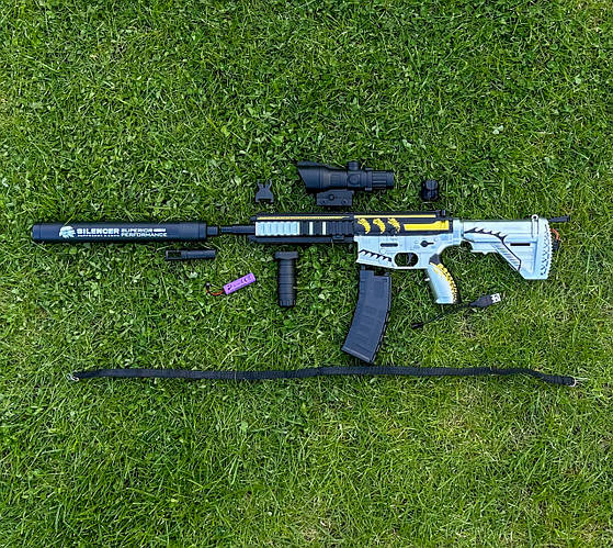 Игрушечный Автомат M416 стреляющий шариками орбиз, Гель бластер на ...