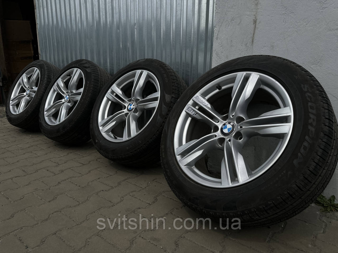 Диски оригінал BMW X5 5/120 R19 9J ET37 + шини 255/50R19 Pirelli Scorpion Verde RFT (2021рік)