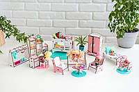 НОВИНКА мебель для куклы ЛОЛ NestWood 3 В 1 Спальня+Гостиная+Детская