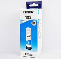 Оригинальные чернила Epson EcoTank L1110 / L3100 / L3200 / L3250 / 103 Cyan, 65 ml C13T00S24A