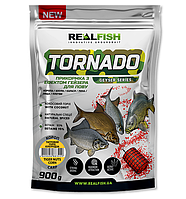 Прикормка REALFISH TORNADO 900грам Тигровий горіх-Кукурудза   (10шт в уп)