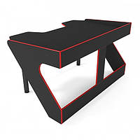 Геймерский эргономичный стол ZEUS GEROY, черно-красный DM, код: 6453029