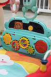 Ходунки-килимок 2в1 з брязкальцями та музикою 0640, фото 6