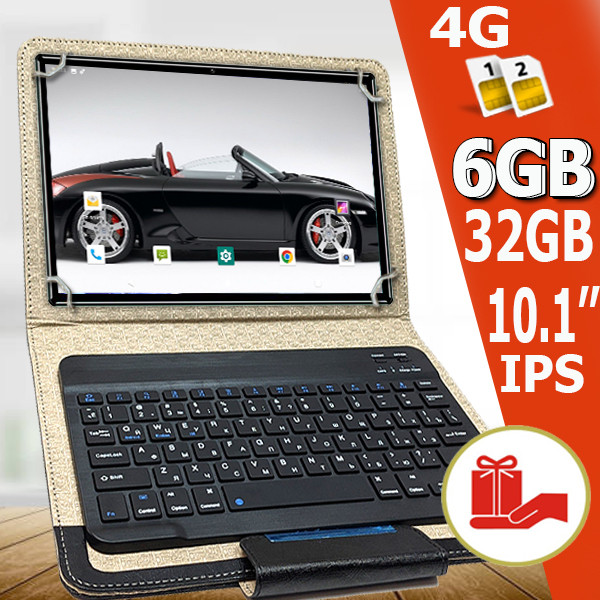 Планшет телефон Adronix Power TAB 10 LTE 6/32 DUAL SIM 10.1" IPS + Чохол з Bluetooth клавіатурою!