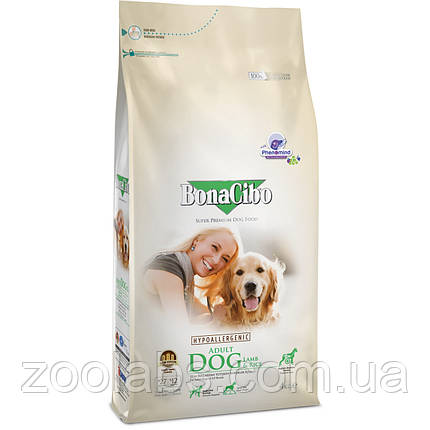 Bonacibo Adult Dog | Корм для дорослих собак з ягня 4 кг, фото 1