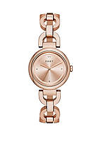 Жіночий класичний годинник NY2769 з браслетом-ланцюжком золотий DKNY