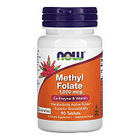 Метилфолат NOW Methyl Folate 1000 mcg (90 табл)