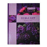 Канцелярская книга Buromax Boho Chic A4 в клетку 96 листов Фиолетовая (BM.2400-207) MM