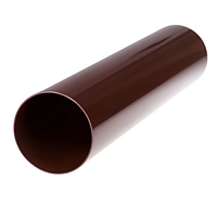 Труба водосточная Profil 90 х 75 мм коричневая (3 м)