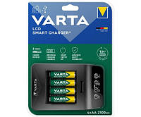 VARTA Зарядний пристрій LCD Smart Plus CHARGER+4xAA 2100 mAh