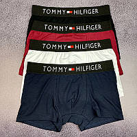 Набор мужских трусов Tommy Hilfiger U90из 4 штуки в подарочной коробке/4 удобных боксерок