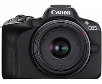 Canon Цифрова фотокамера EOS R50 + RF-S 18-45 IS STM Black