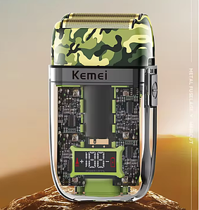 Професійна електробритва Kemei KM-TX7 Shaver прозорий корпус - Догляд за тілом