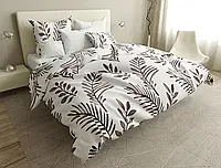 Двухцветный комплект постельного белья с растительными мотивами 150*220 из Бязи Gold Черешенка™
