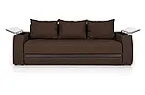 Диван прямий Осака (стандарт) рогожка коричневий, фото 2