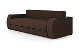 Диван прямий Осака (стандарт) рогожка коричневий, фото 3