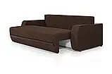 Диван прямий Осака (стандарт) рогожка коричневий, фото 4