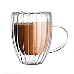 Склянка з подвійними стінками та ручкою "Fresh" 350 мл (9142-031)