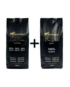 Зернова кава Adamaris Super Crema + Peru SH