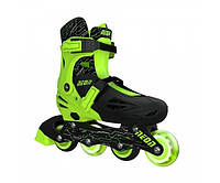 NEON Роликові ковзани Inline Skates Зелений (Размір 34-37)