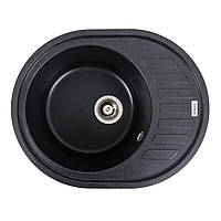 Гранитная мойка для кухни VALESO SOUL 6250 матовая Карбон