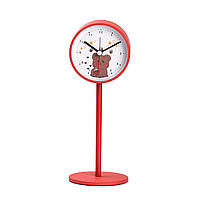 Часы будильник на батарейках детские часы с будильником маленькие настольные часы