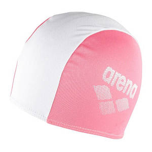 Шапочка для плавання Arena Polyester II Jr (002468-910) White/Pink дитяча