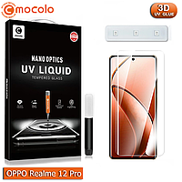 Захисне скло Mocolo Oppo Realme 12 Pro (12 Pro+) Nano Optics UV Liquid Tempered Glass 3D (Clear)