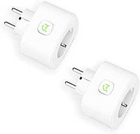 Умная розетка, 16A, 3680 Вт Wi-Fi Smart Plug, через Meross Совместимость с Alexa, SmartThings. 2 шт.