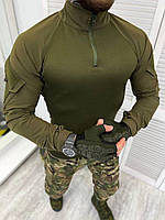 Убакс Single Sword Oliva, тактическая военная рубашка Убакс олива, Убакс олива боевая рубаха ЗСУ