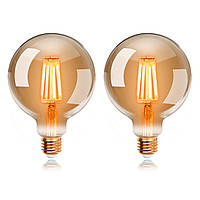 Винтажные лампы ExtraStar Edison, светодиодные лампы накаливания G95 E27 (1 шт в комплекте)